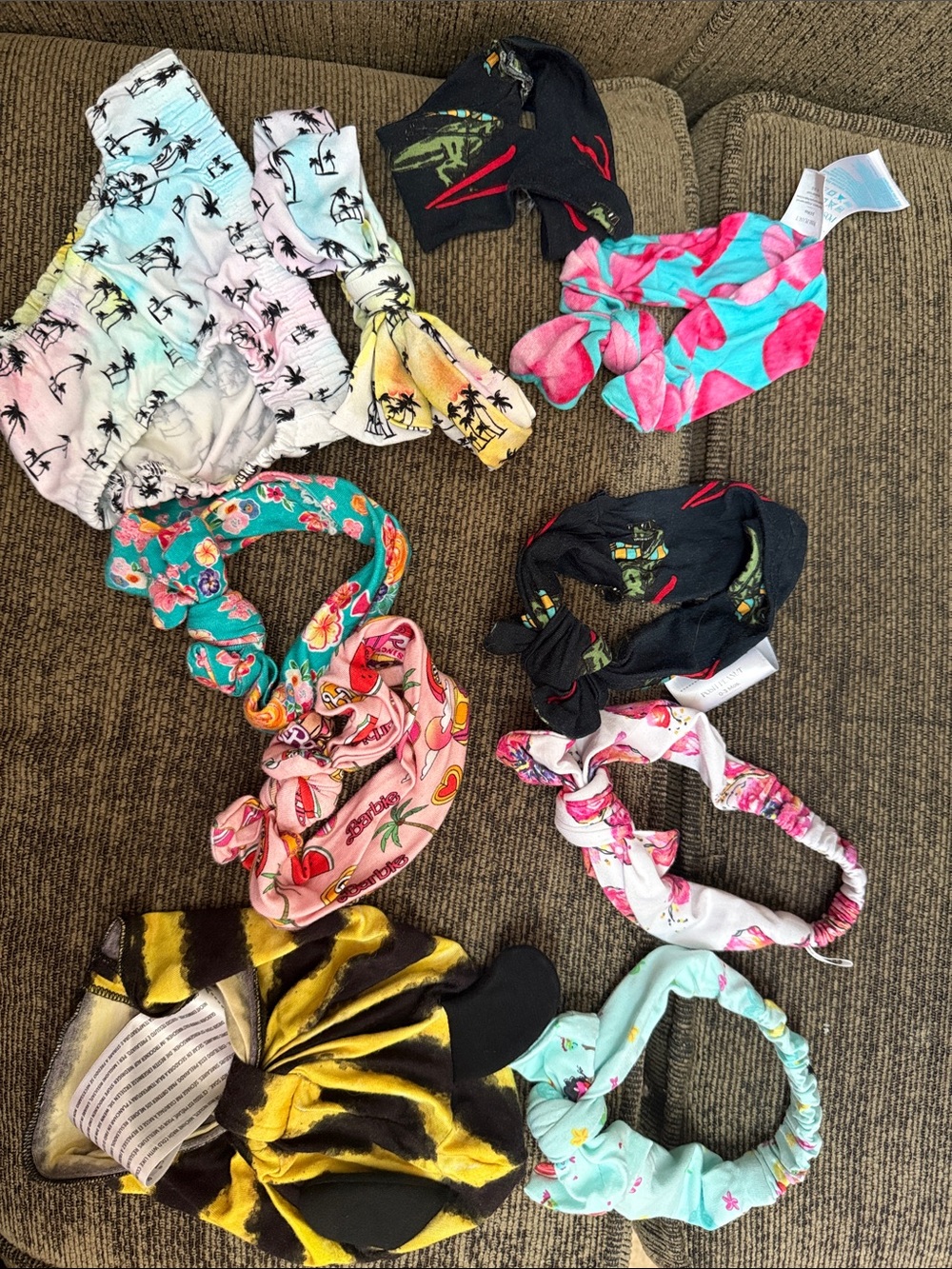 Baby headbands, hat, and bloomers from Posh Peanut and CocoMoon Hawaii